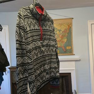 Krimson Klover 100% wool quarter zip sweater